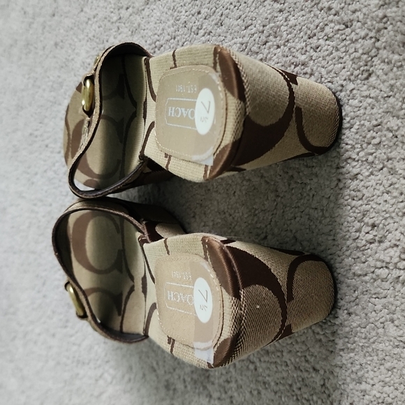 Coach wedge sandals - Picture 2 of 5